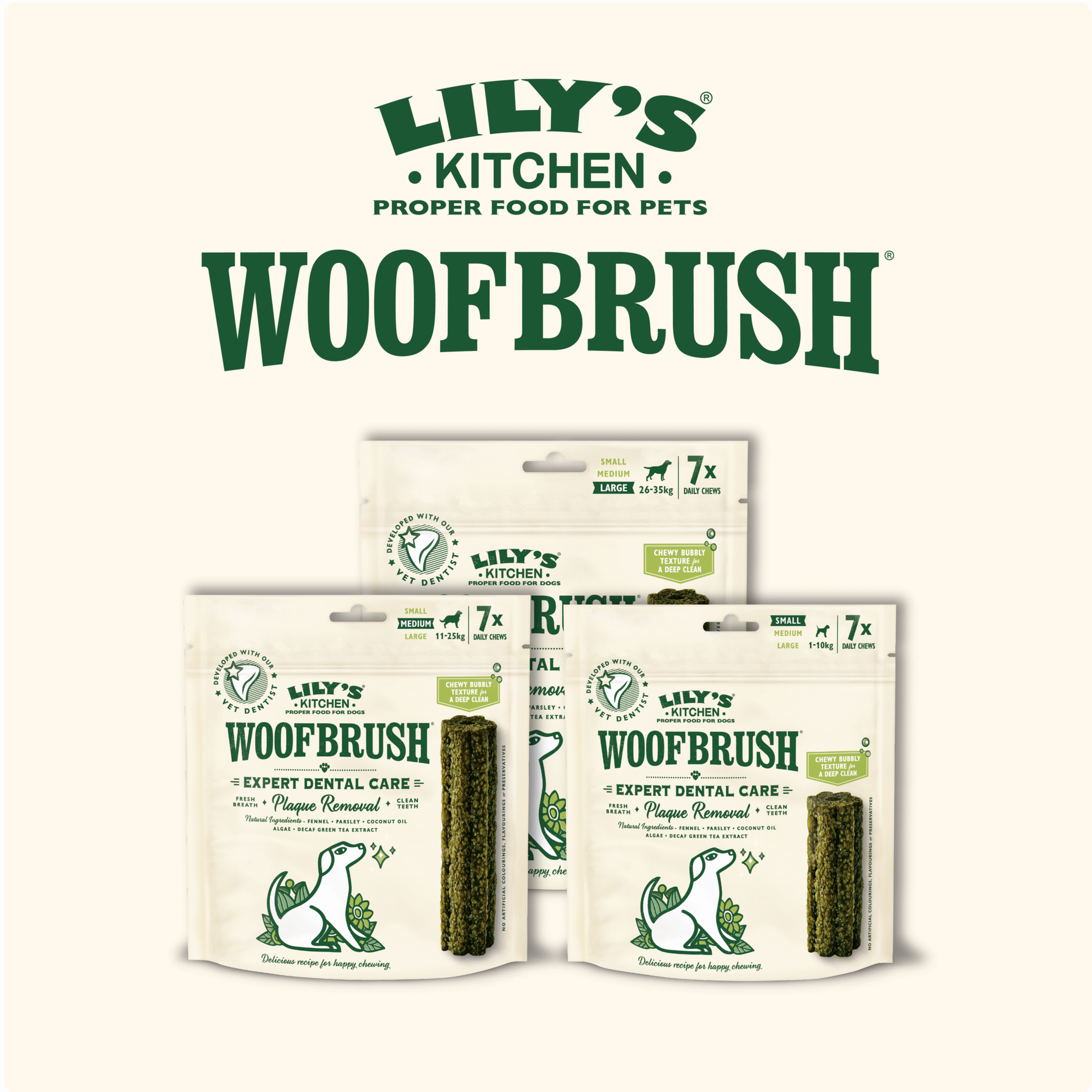 Lilys Kitchen Dog Woofbrush Dental sticks