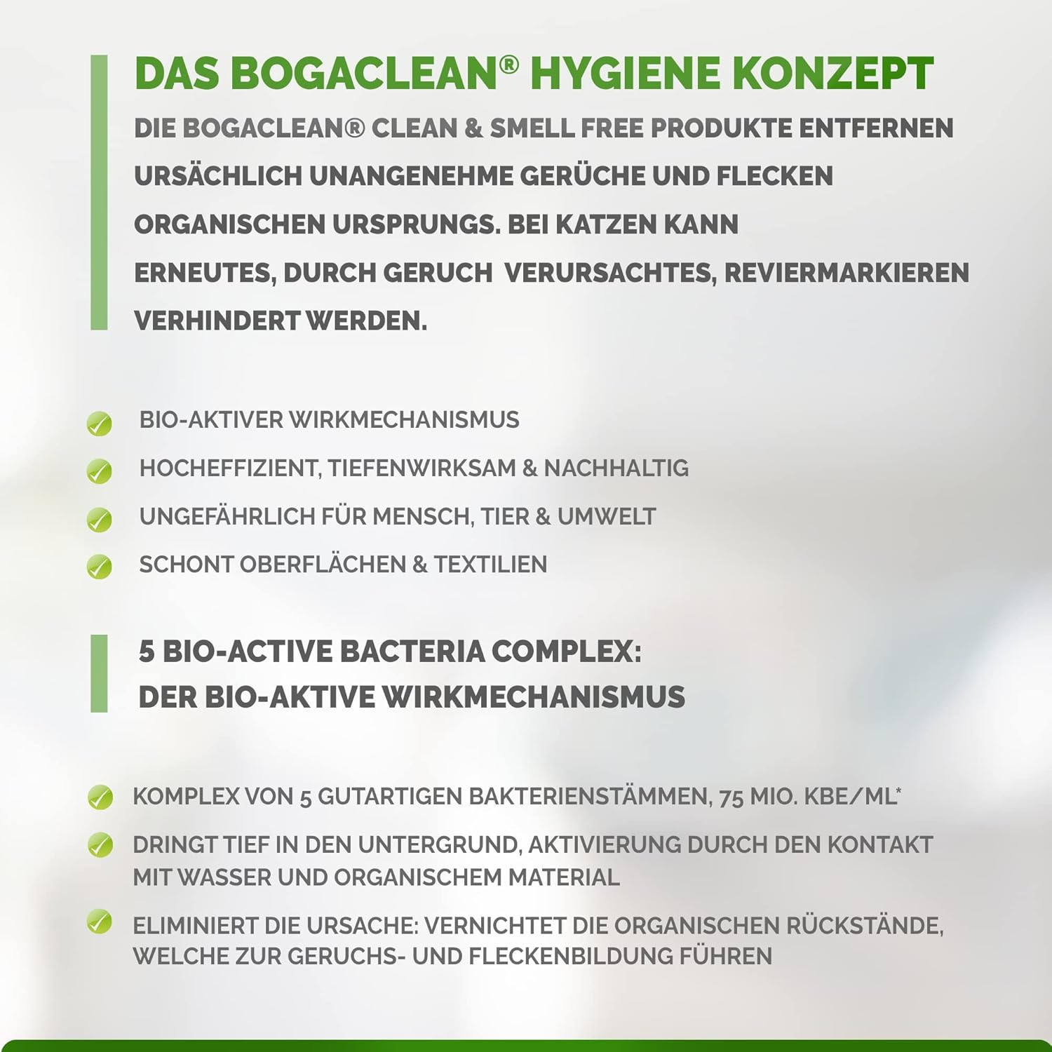 bogaclean Clean and Smell Free - Concentrated cleaning agent 1000 ml