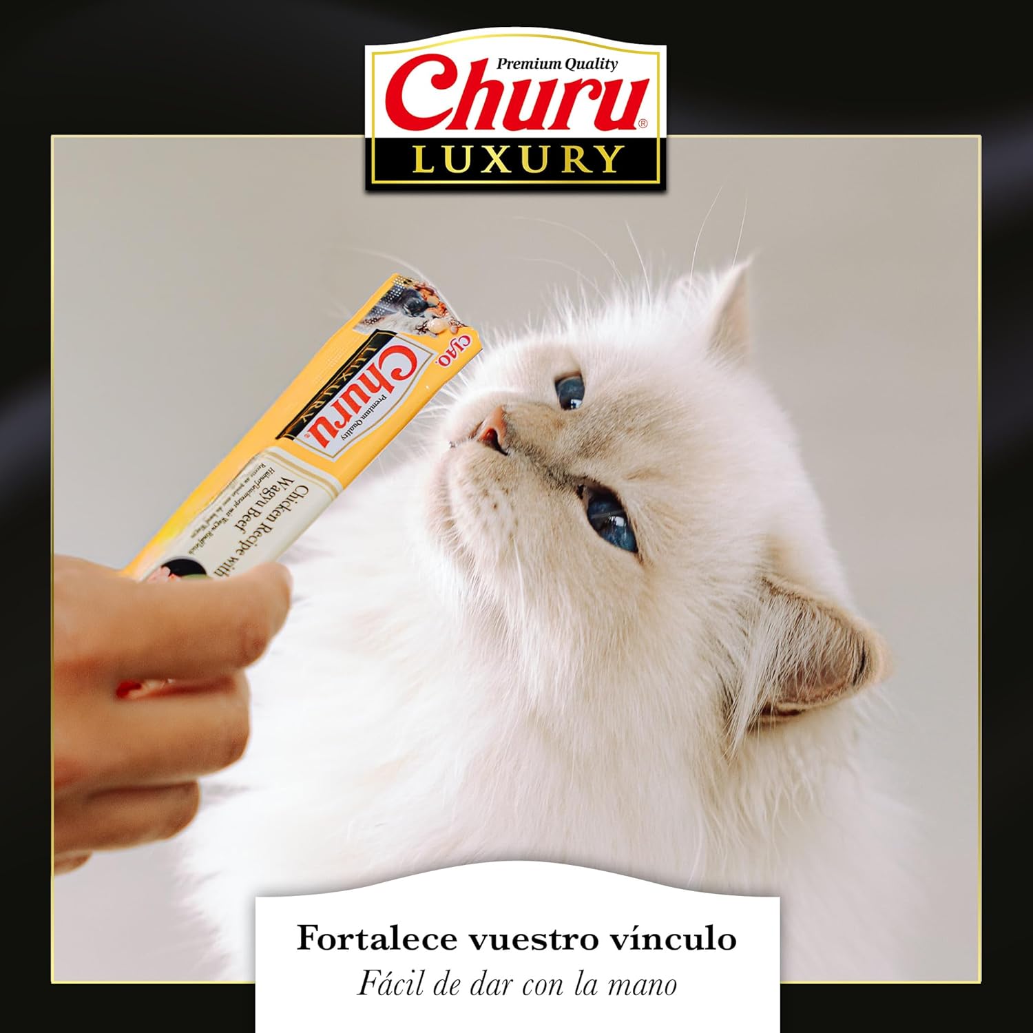 CHURU CAT LUXURY CHICKEN WITH WAGYU RECIPE | 4X14g