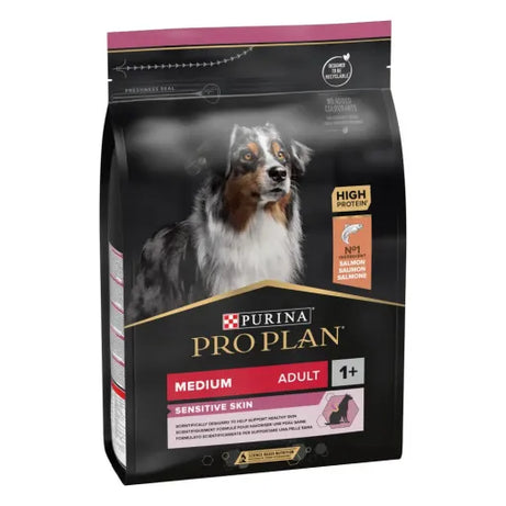 Pro Plan Dog OptiDerma Medium Adult Sensitive Skin Salmon - Ração seca para cão adulto de porte médio com pele sensível - Salmão