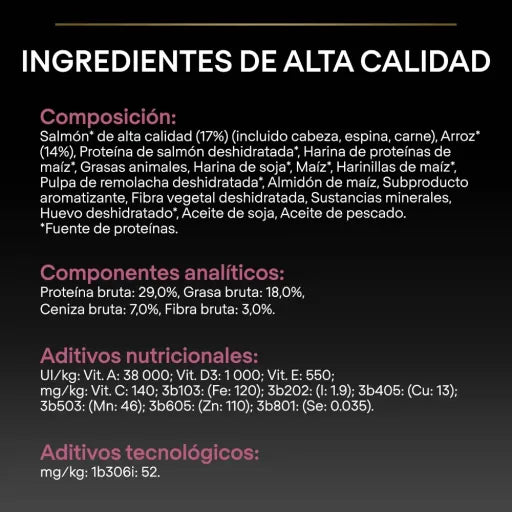 Pro Plan Dog OptiDerma Medium Adult Sensitive Skin Salmon - Ração seca para cão adulto de porte médio com pele sensível - Salmão