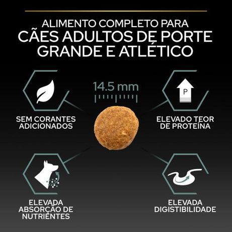 Pro Plan Dog OptiDigest Large Athletic Adult Sensitive Digestion Lamb | 14 Kg - Ração seca para cão adulto de porte grande e atlético com digestão sensível - Borrego