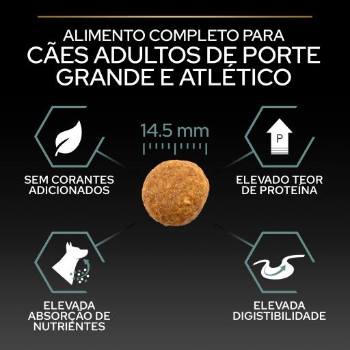 Pro Plan Dog OptiDigest Large Athletic Adult Sensitive Digestion Lamb | 14 Kg - Ração seca para cão adulto de porte grande e atlético com digestão sensível - Borrego