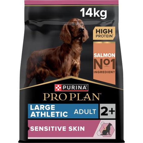 Pro Plan Sensitive Skin Large Athletic - Ração seca para cão adulto grande com pele sensível - Salmão | 14 kg