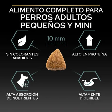 Pro Plan Dog Small & Mini Adult Sensitive Digestion Lamb - Ração seca para cão adulto pequeno e mini com sensibilidade digestiva - Cordeiro