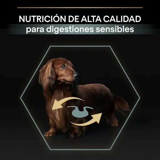 Pro Plan Dog Small & Mini Adult Sensitive Digestion Lamb - Ração seca para cão adulto pequeno e mini com sensibilidade digestiva - Cordeiro