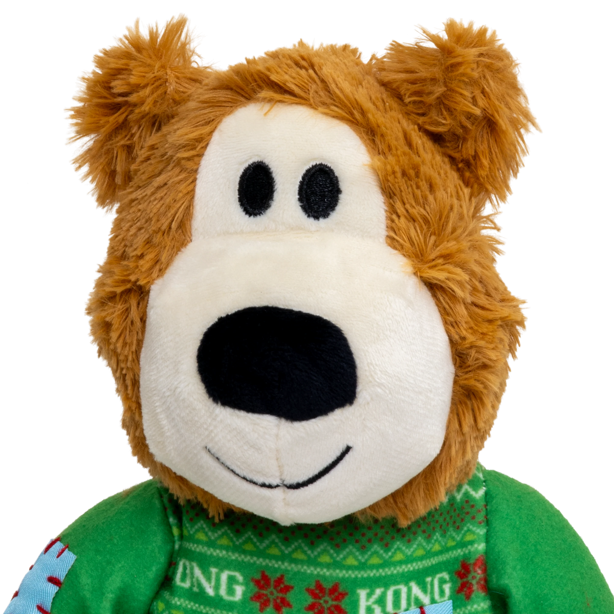 KONG Holiday Wild Knots Sweater Bear  – Brinquedo de Natal para Cão