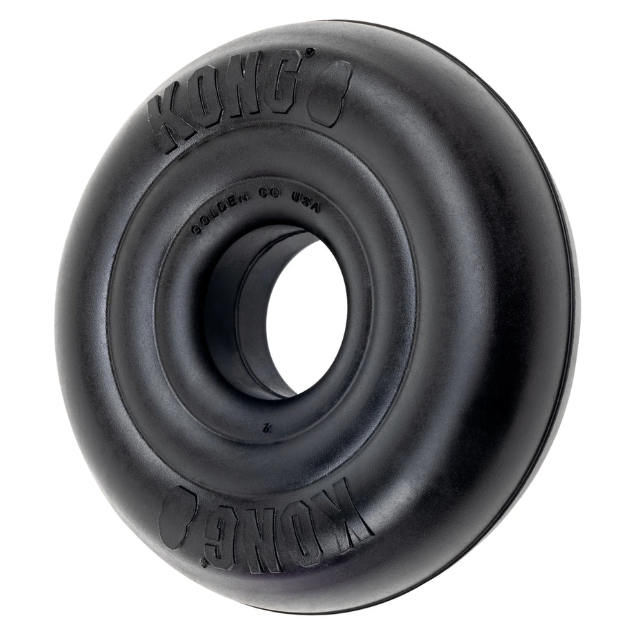 KONG Extreme Donut – Brinquedo de Borracha Natural para Mastigadores Fortes