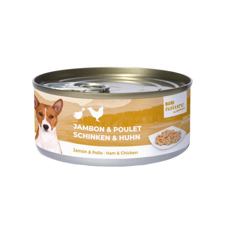 BUBIMEX Bubi Nature Wet Dog Food - Chicken & Ham 150g