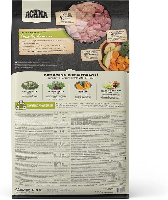 Acana Highest Protein Dog Grasslands