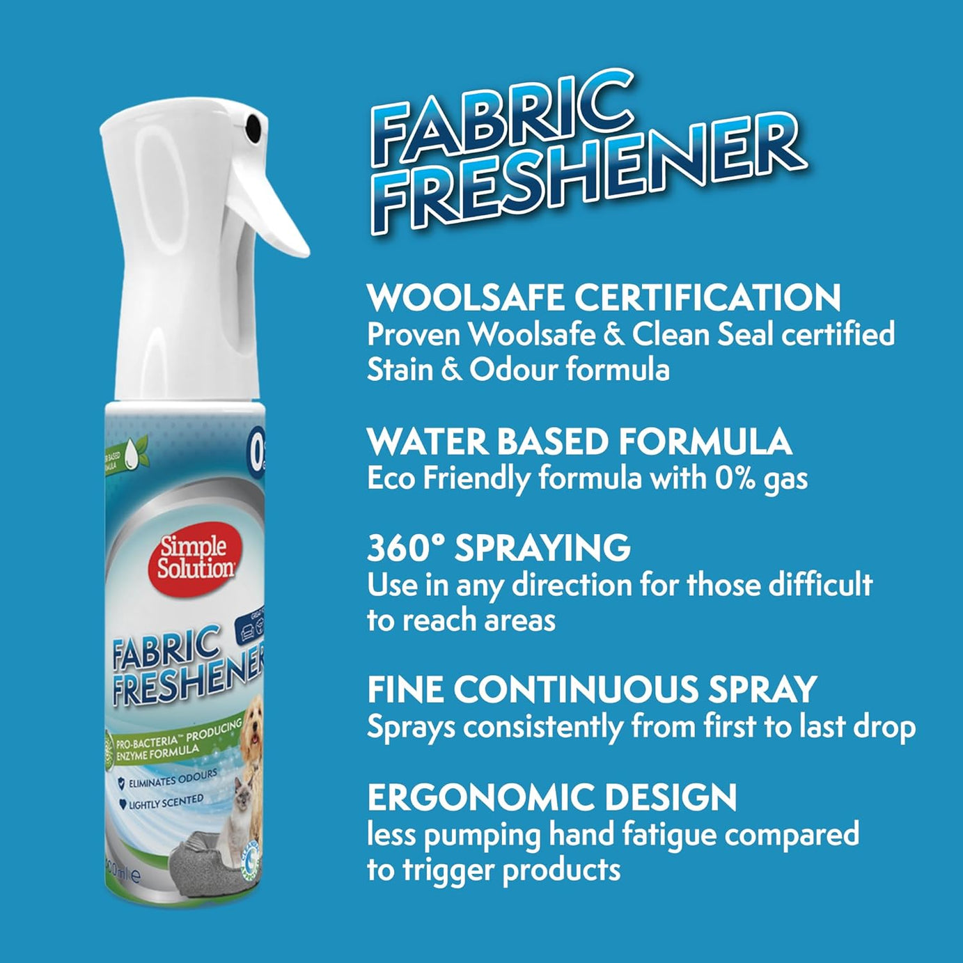 Simple Solution Fabric Freshener 400ml