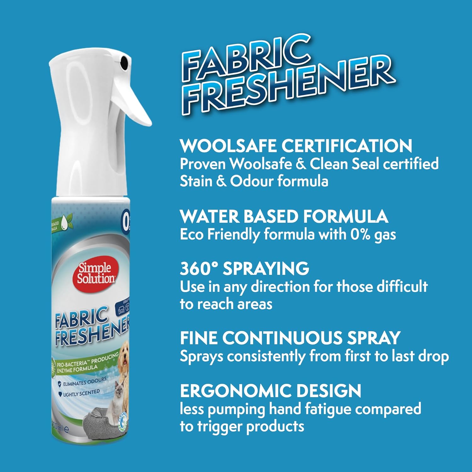 Simple Solution Fabric Freshener 400ml
