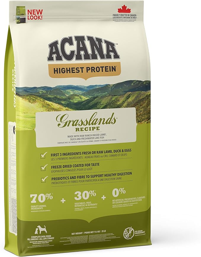 Acana Highest Protein Dog Grasslands
