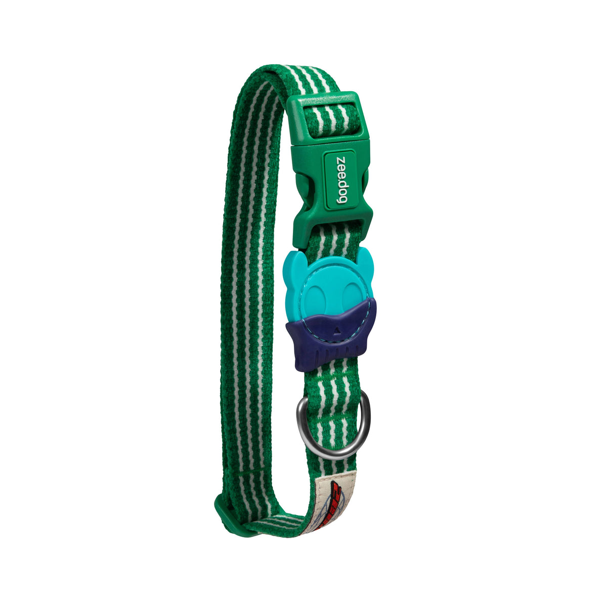 Coleira Zee.dog Velvet Vibes Verde | S