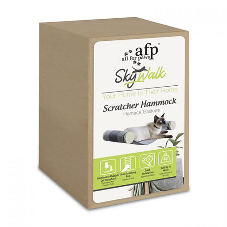AFP Plataforma Skywalk Scratcher Hammock com Arranhador