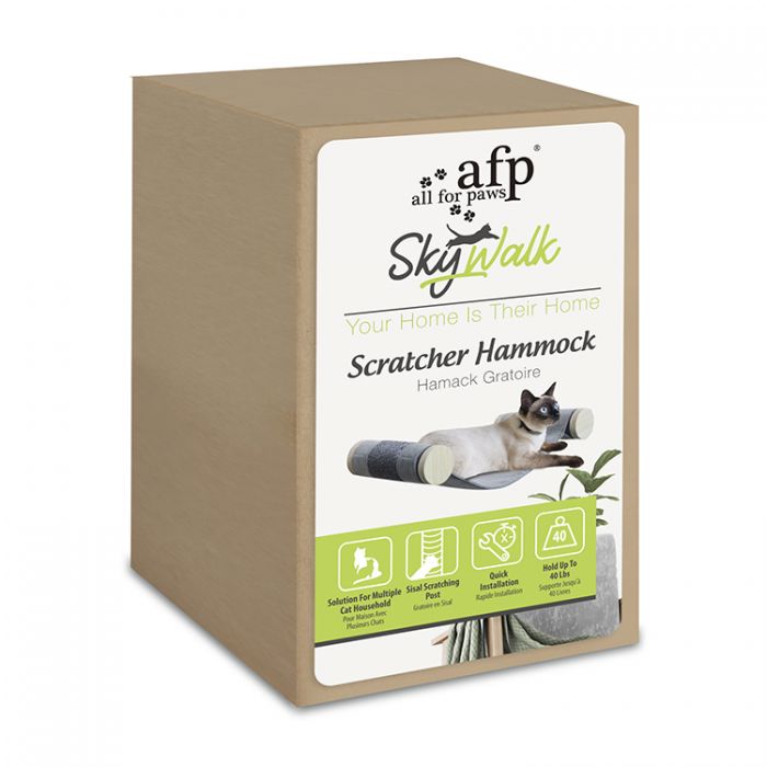 AFP Plataforma Skywalk Scratcher Hammock com Arranhador