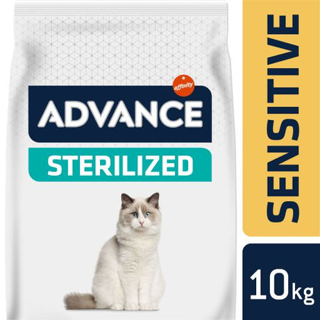 Advance Sterilized Sensitive Adult Cat com Salmão & Cevada - DOGGIE STORE