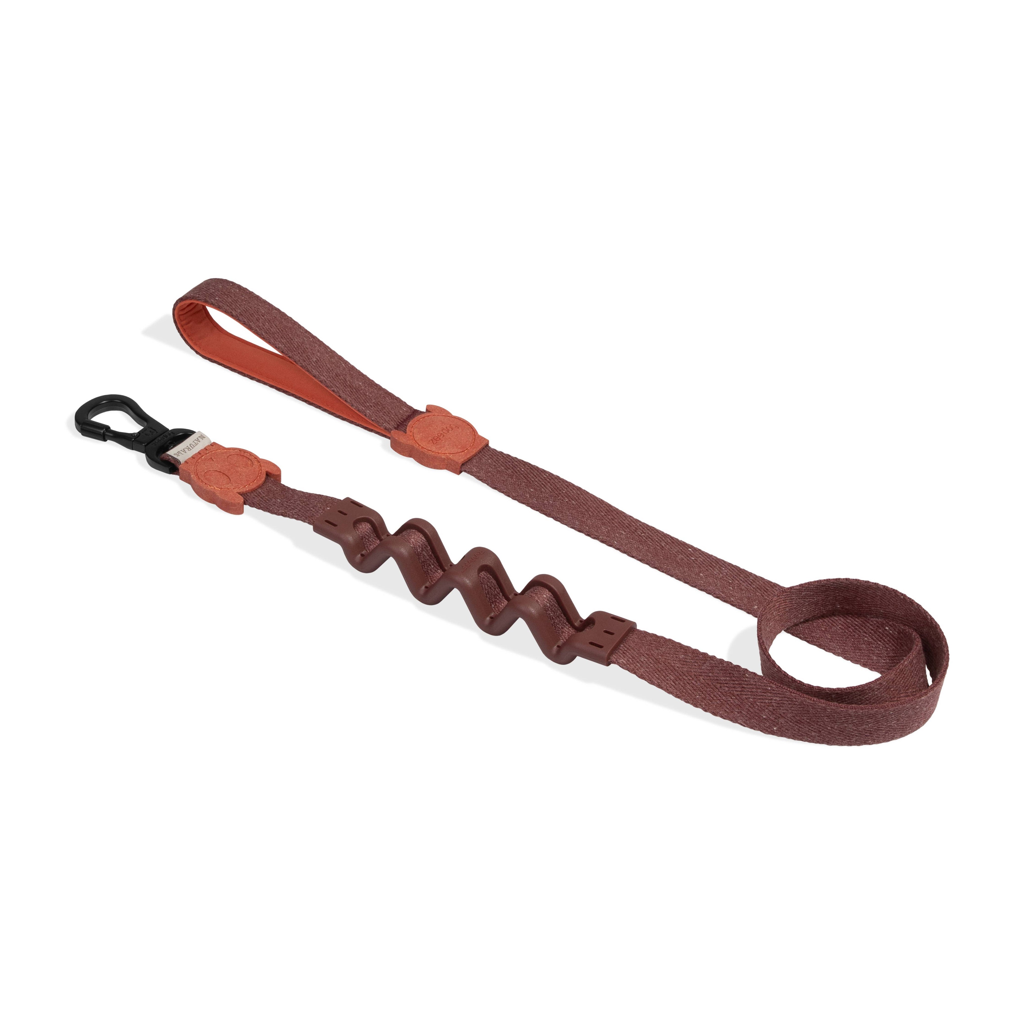 Trela Ruff Leash Zee.Dog Naturals 2.0 Cacau: S