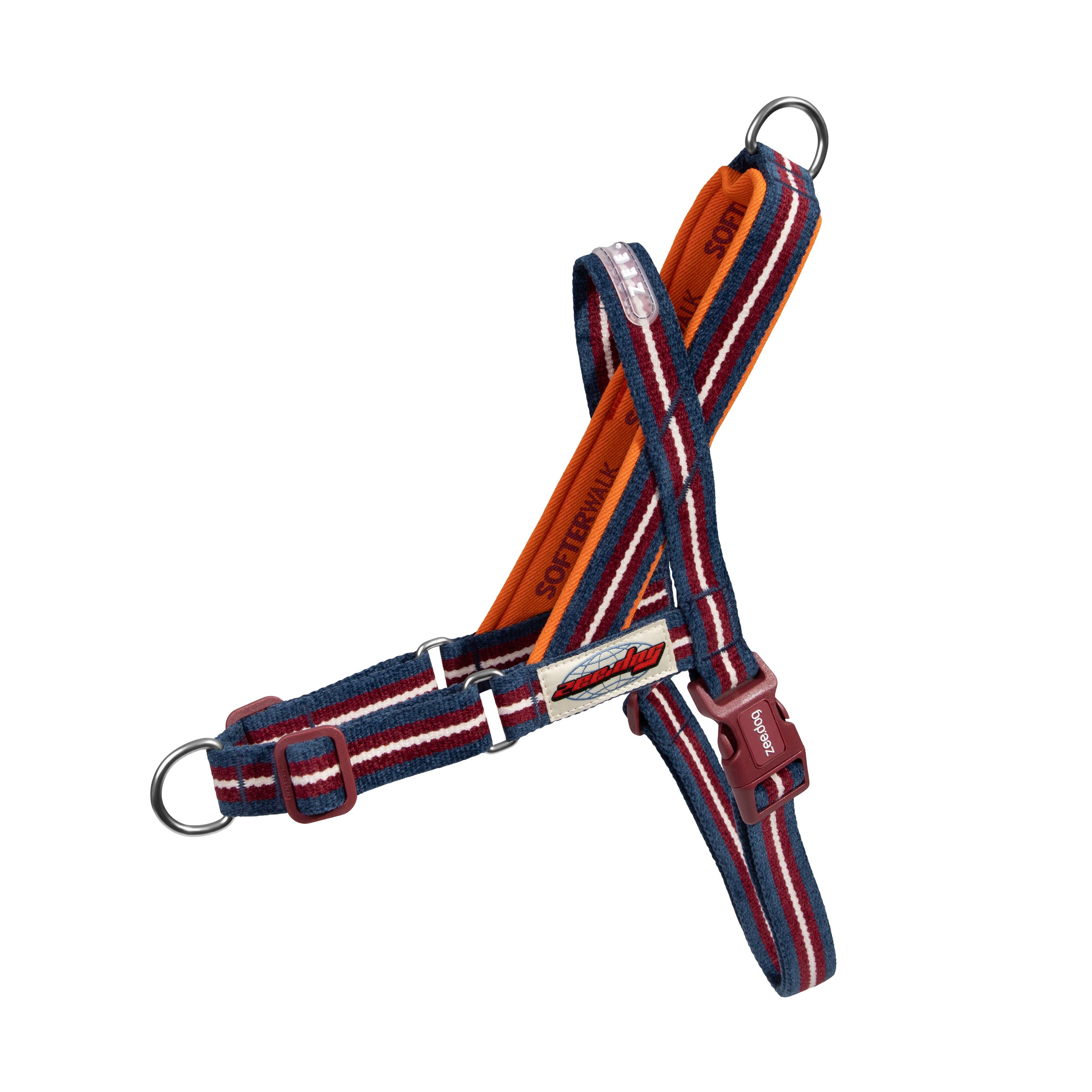 Peitoral Norueguês Anti-Puxão Zee.Dog Softer-Walk Velvet Vibes – Dropout | S