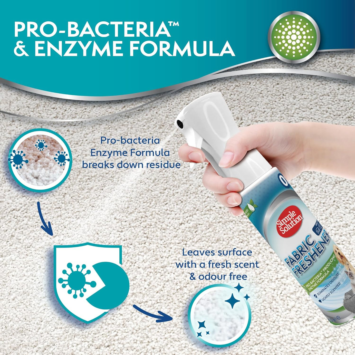 Simple Solution Fabric Freshener 400ml