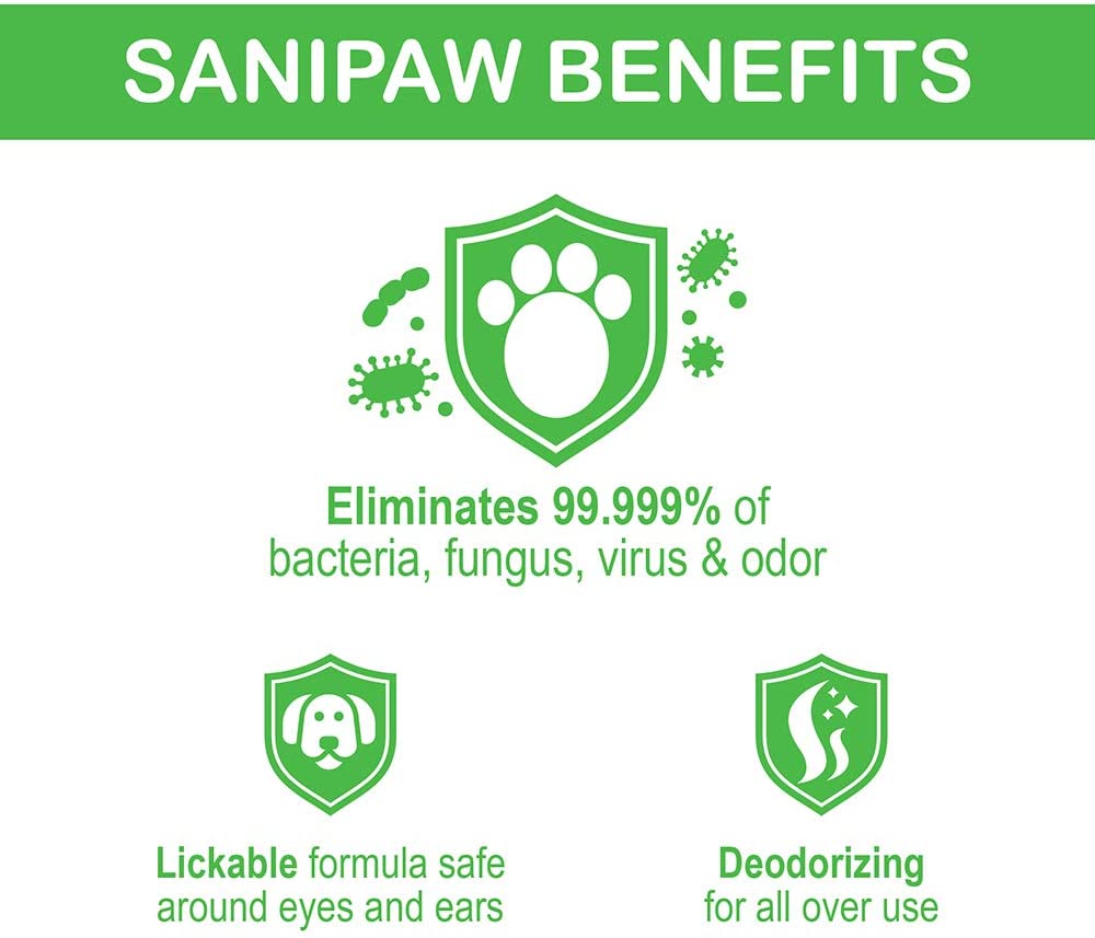 Spray desinfectante para patas Sanipaw Paw Care 236 ml 
