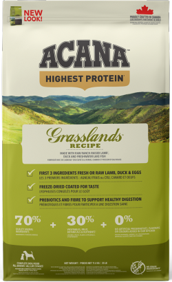 Acana Highest Protein Dog Grasslands - DOGGIE STORE