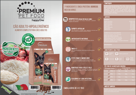 happyOne Premium Ração Seca Cão Hipoalergénico | Borrego
