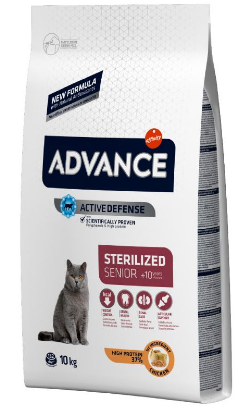 Advance Cat Sterilized Senior +10 | Chicken & Barley | 1,5 kg - DOGGIE STORE
