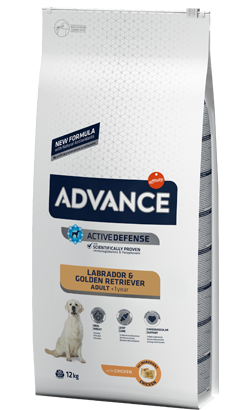 Advance Dog Labrador & Golden Retriever Adult | 12 kg - DOGGIE STORE