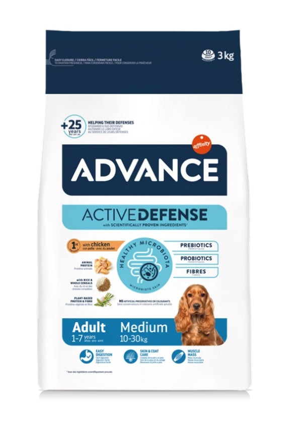 Advance Medium Adult Dog Food Chicken & Rice