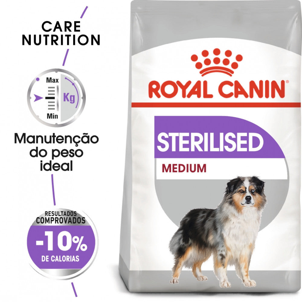 Royal Canin Sterilised Medium Adult - Ração seca para cão esterilizado de porte médio