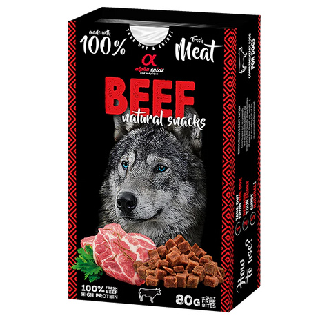 Alpha Spirit Natural Snack - Beef 80g
