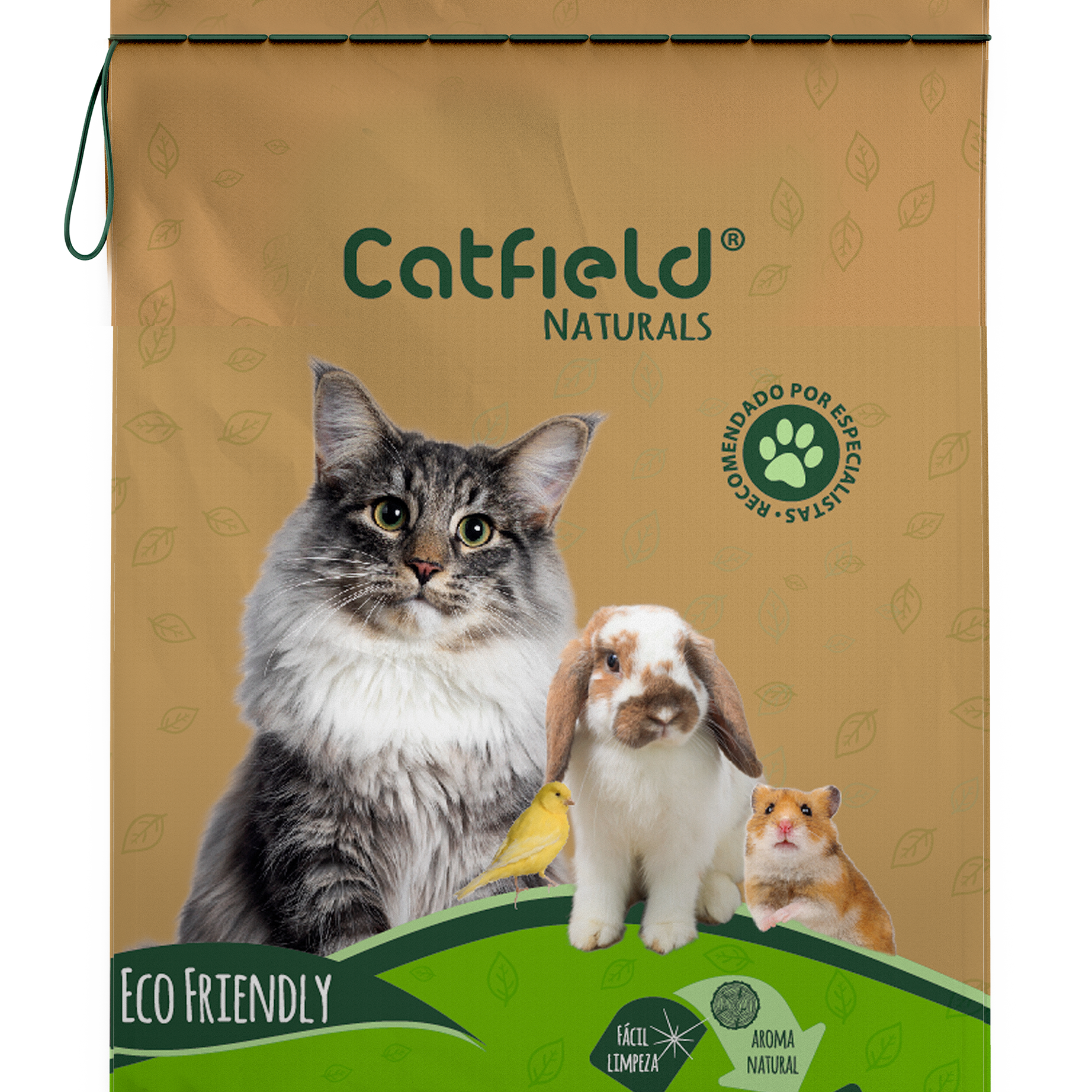 Catfield - Pellets de Madeira para gatos e roedores  7,5 Lt