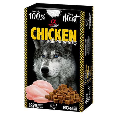 Alpha Spirit Natural Snack - Chicken 80g