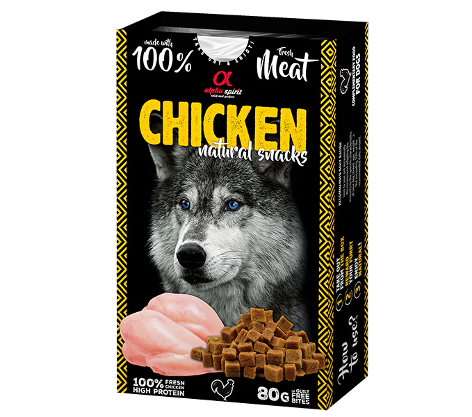 Alpha Spirit Natural Snack - Chicken 80g