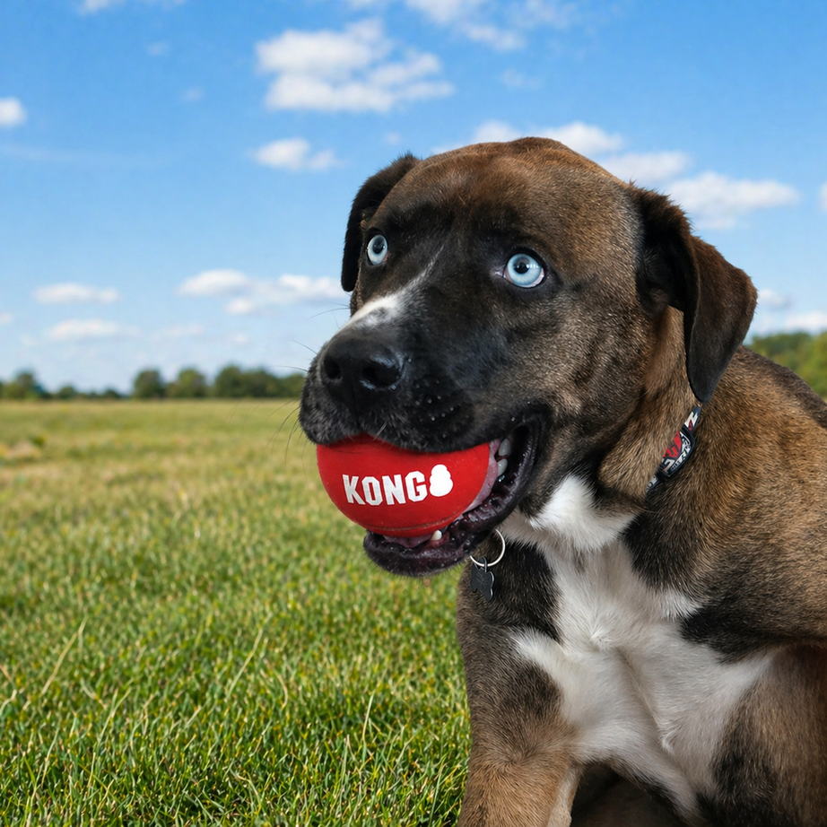 Kong Dog Toy Signature Ball - Duo de bolas para cães