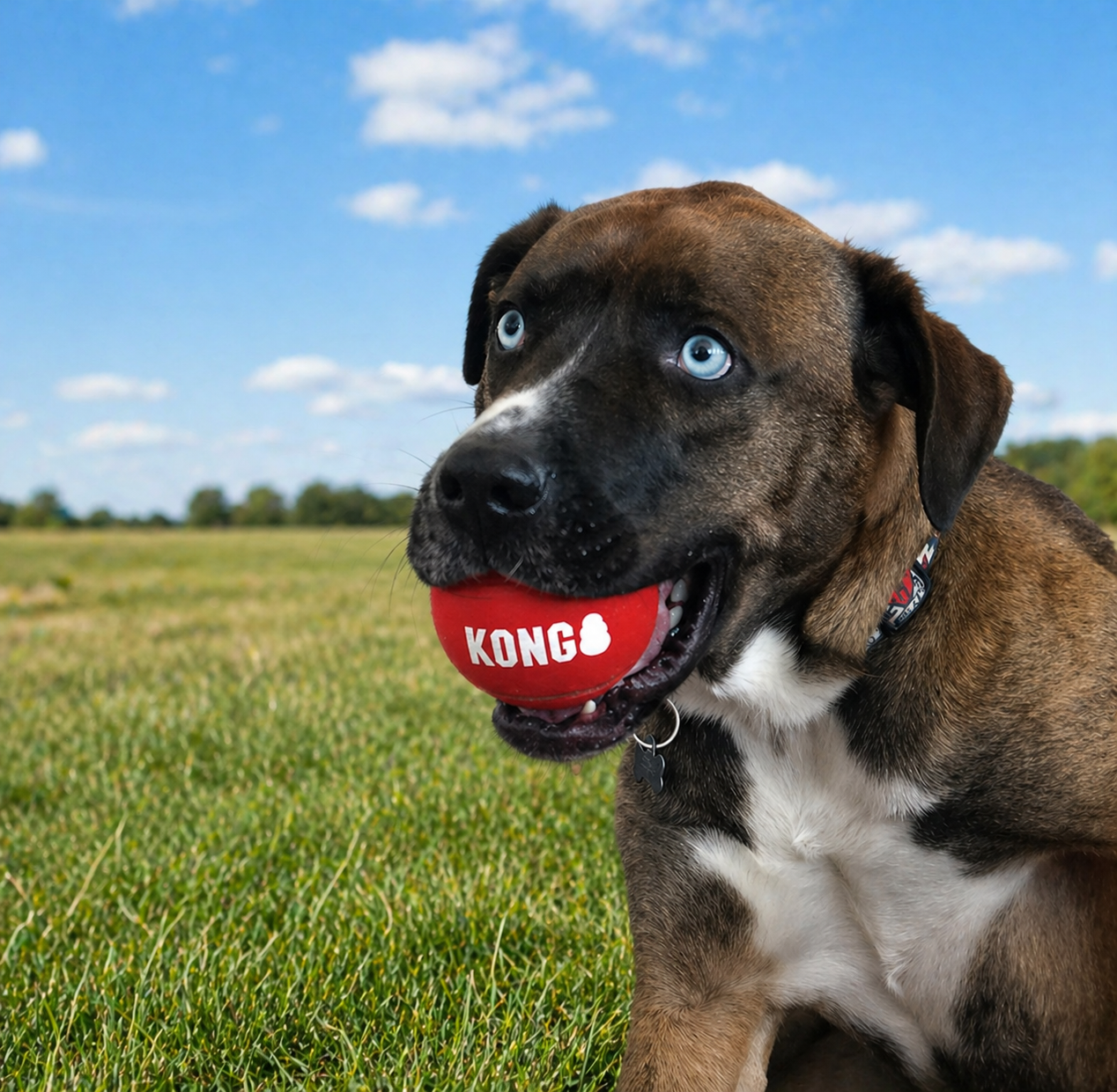Kong Dog Toy Signature Ball - Duo de bolas para cães