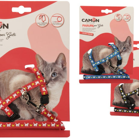 Peitoral com Trela para Gato em Nylon