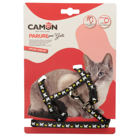 Peitoral com Trela para Gato em Nylon