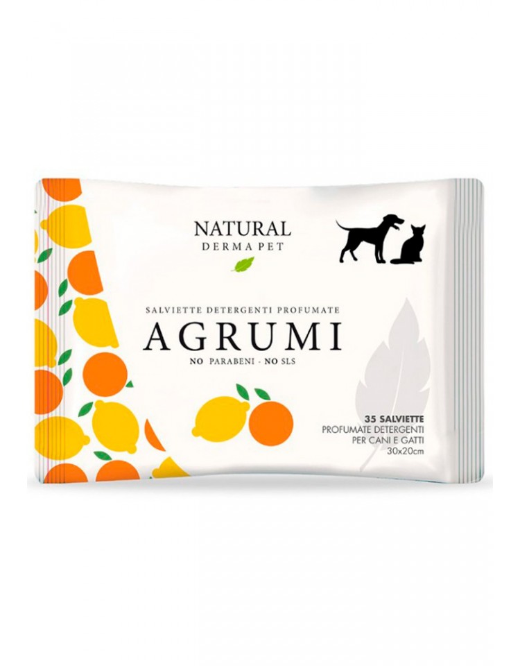 NATURAL DEMA PET WIPES Citrus Fruits