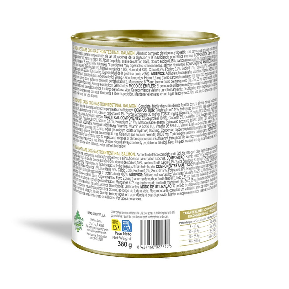 Dibaq Vet Care Dog Gastrointestinal Salmão 380gr