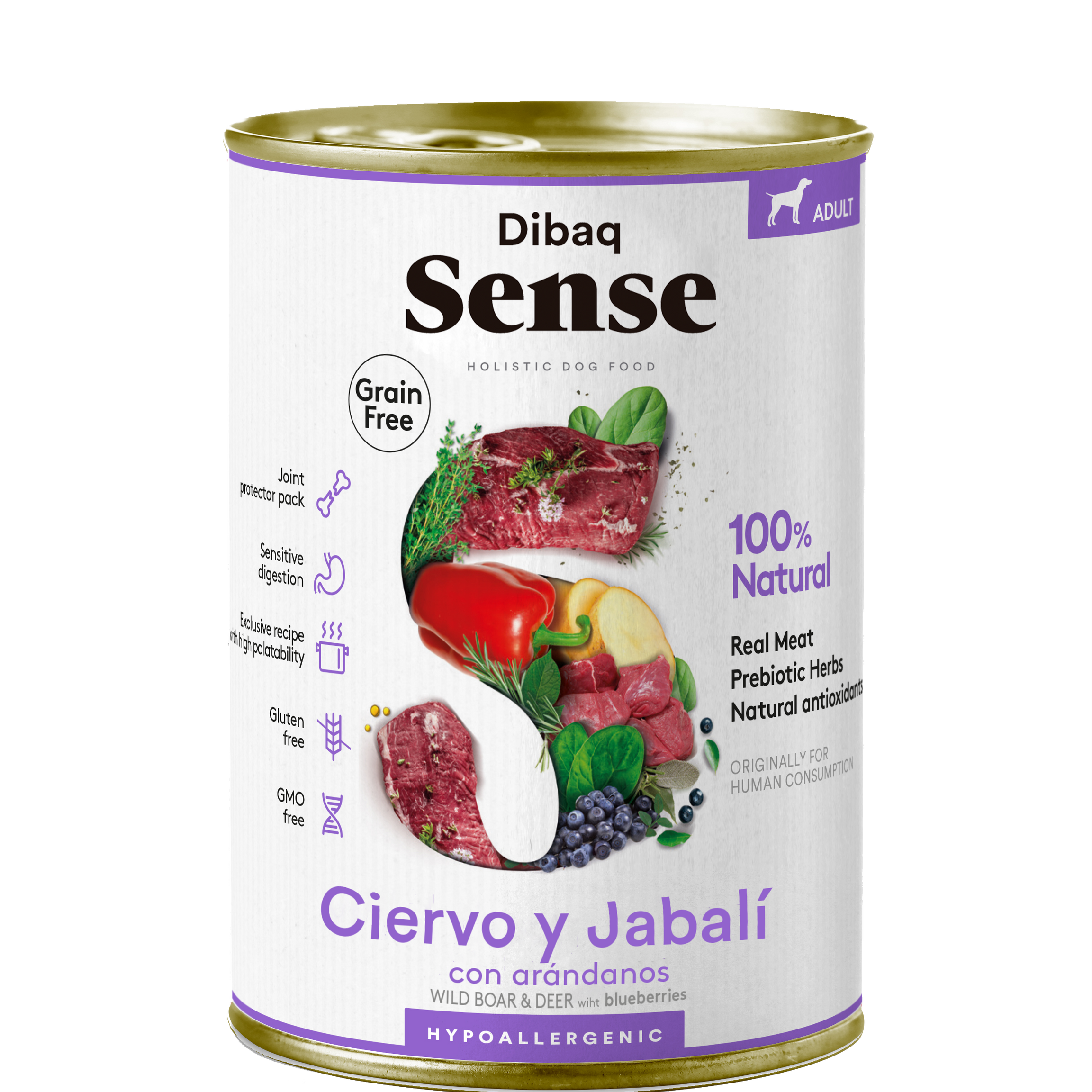 Húmido Dibaq Sense Grain Free Wild Boar&Deer - DOGGIE STORE
