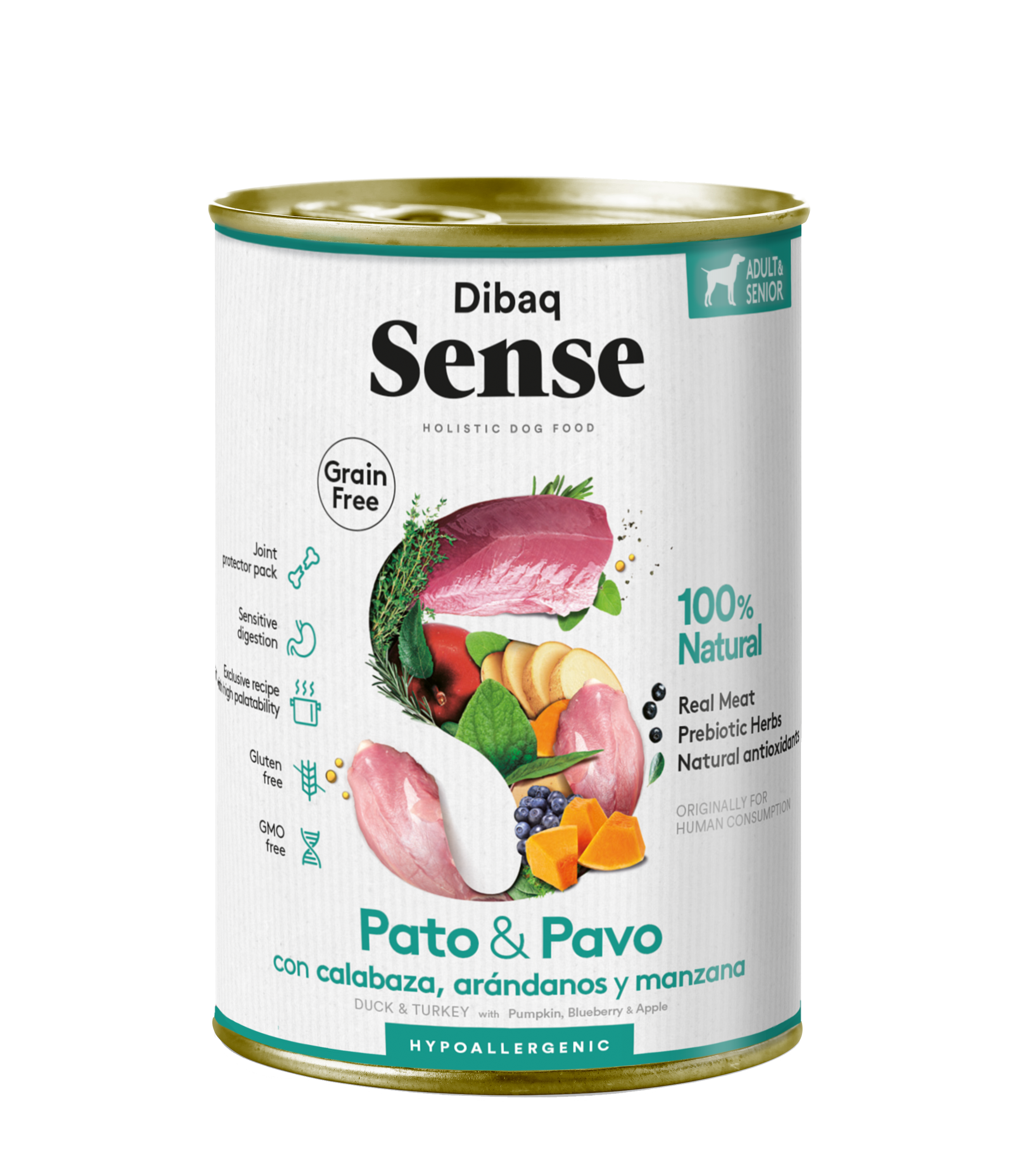 Húmido Dibaq Sense Pato&Peru - DOGGIE STORE