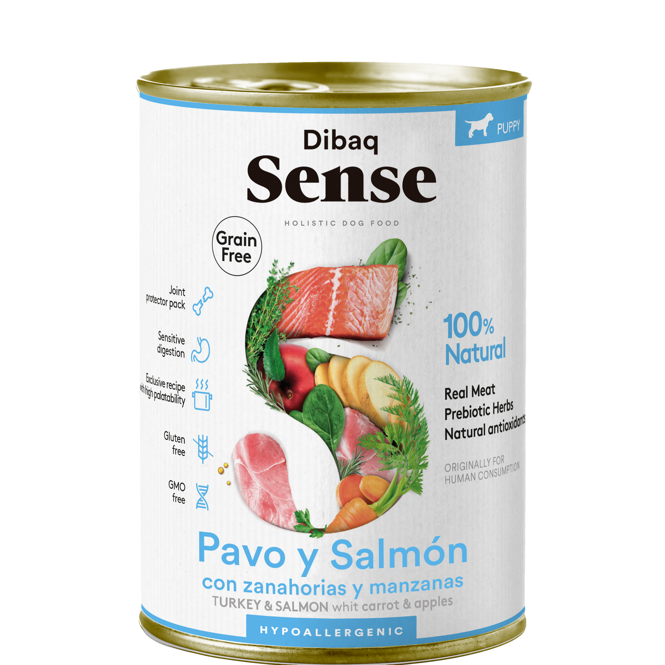 Húmido Dibaq Sense Salmão&Peru Puppy - DOGGIE STORE