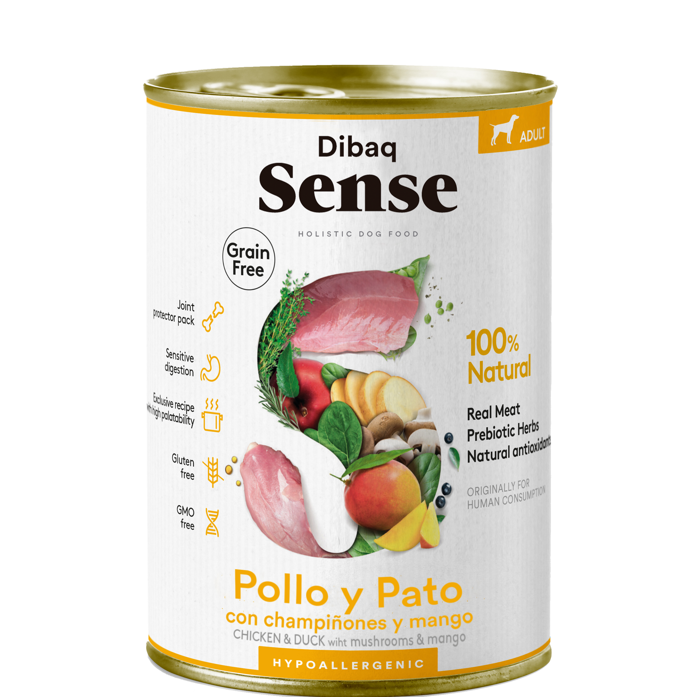 Húmido Dibaq Sense Frango&Pato - DOGGIE STORE