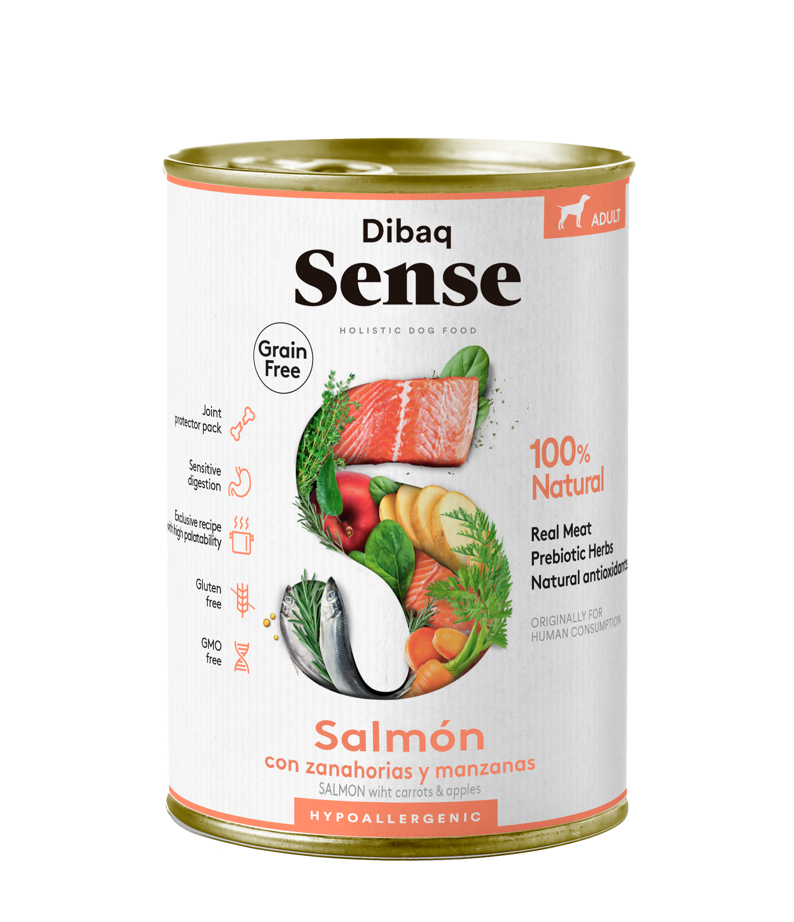Húmido Dibaq Sense Salmão - DOGGIE STORE