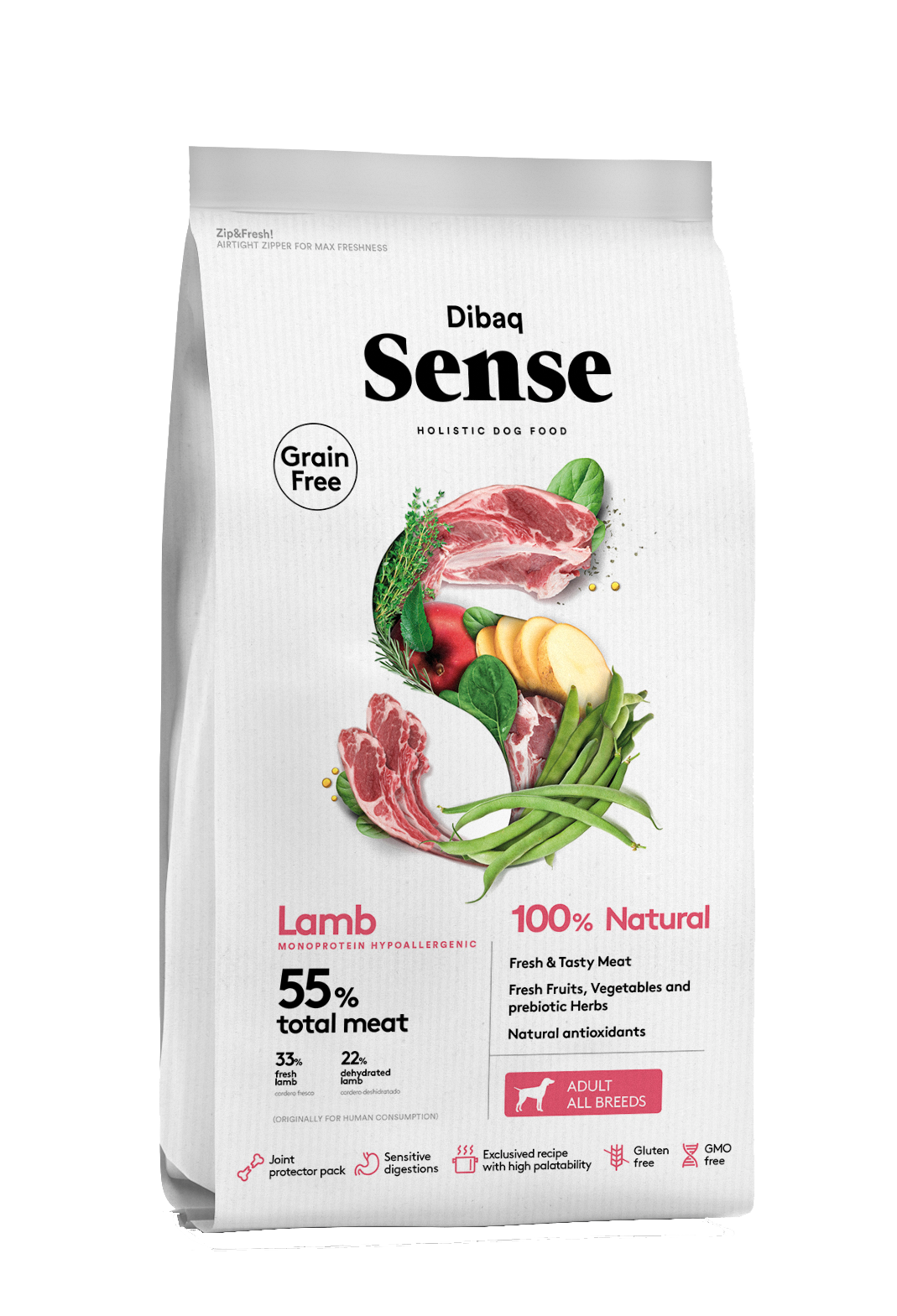 Dibaq Sense Grain Free Cordeiro - DOGGIE STORE