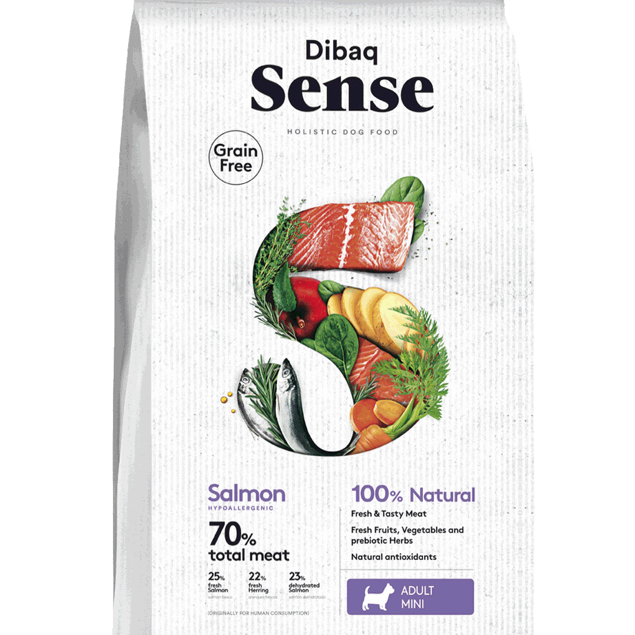 Dibaq Sense Grain Free Salmão Mini - DOGGIE STORE