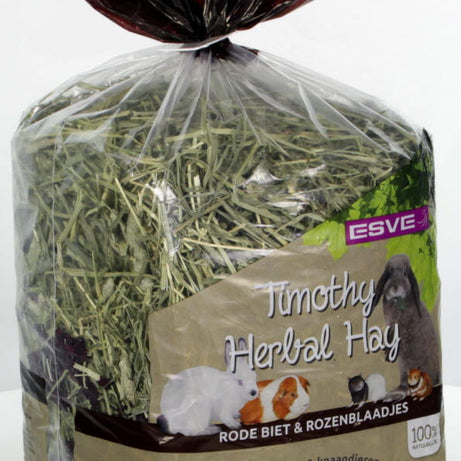ESVE Feno Timothy, beterraba e pétalas de rosa 600g