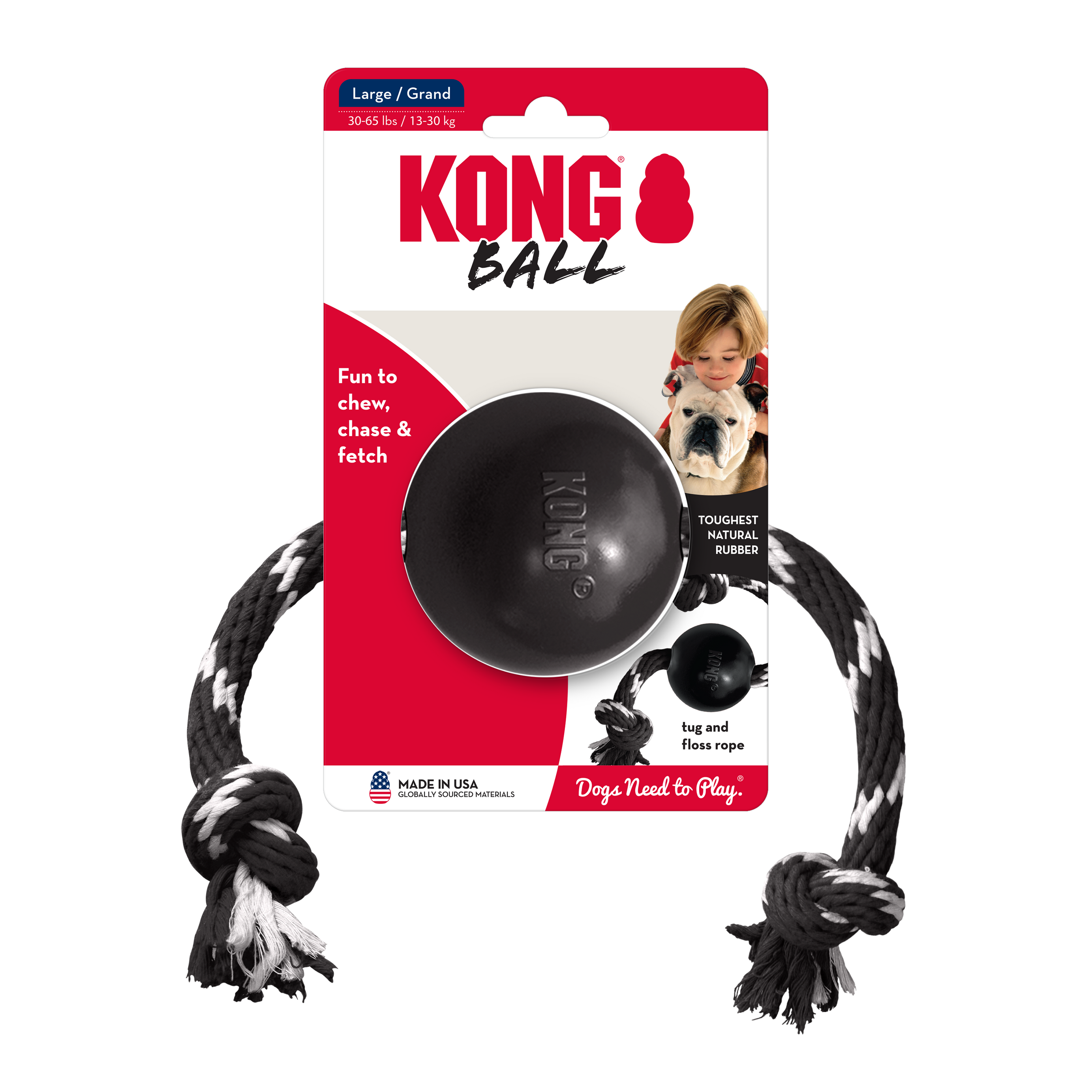 Kong Extreme Bola com Corda